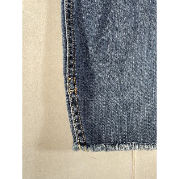 Torrid Ultra Skinny Jeans Distressed Cut Off Frayed Stretch - Picture 8 of 13